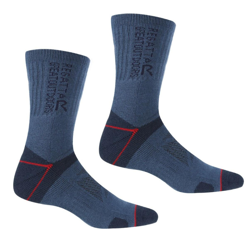 Regatta Mens Blister Protect Ii Walking Socks, Navy, Size 6, Men - Image 5
