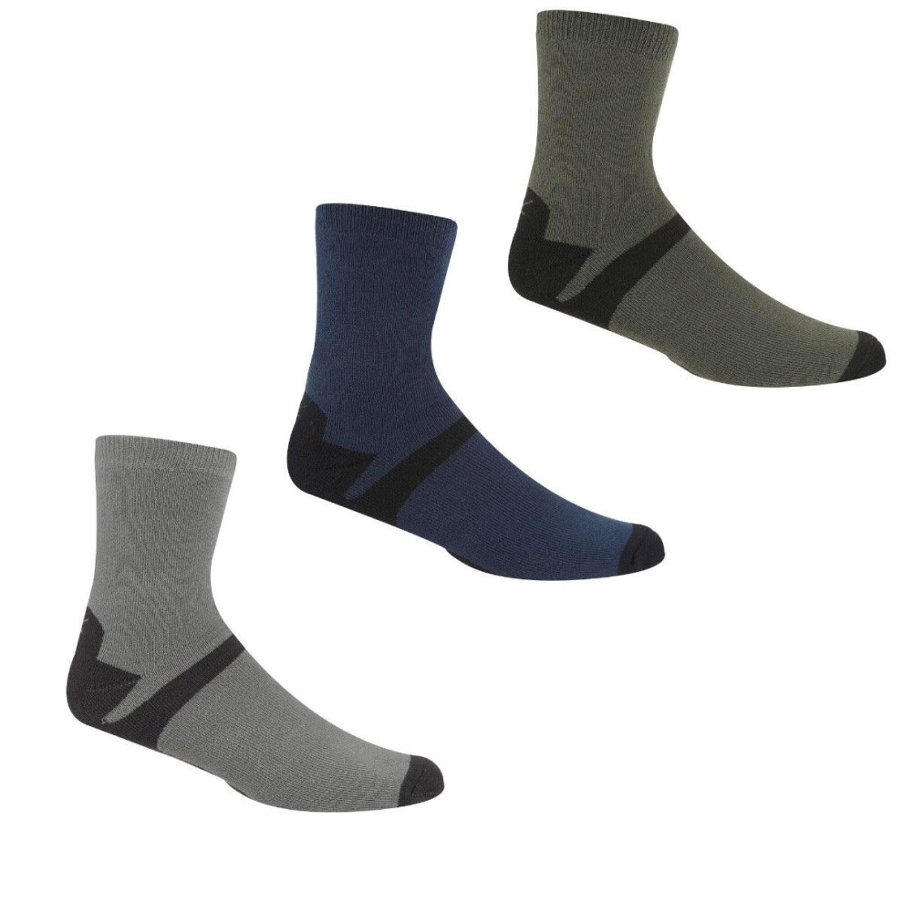 Regatta (6-8 Uk) Men's Outdoor Socks - 3 Pairs - Image 5
