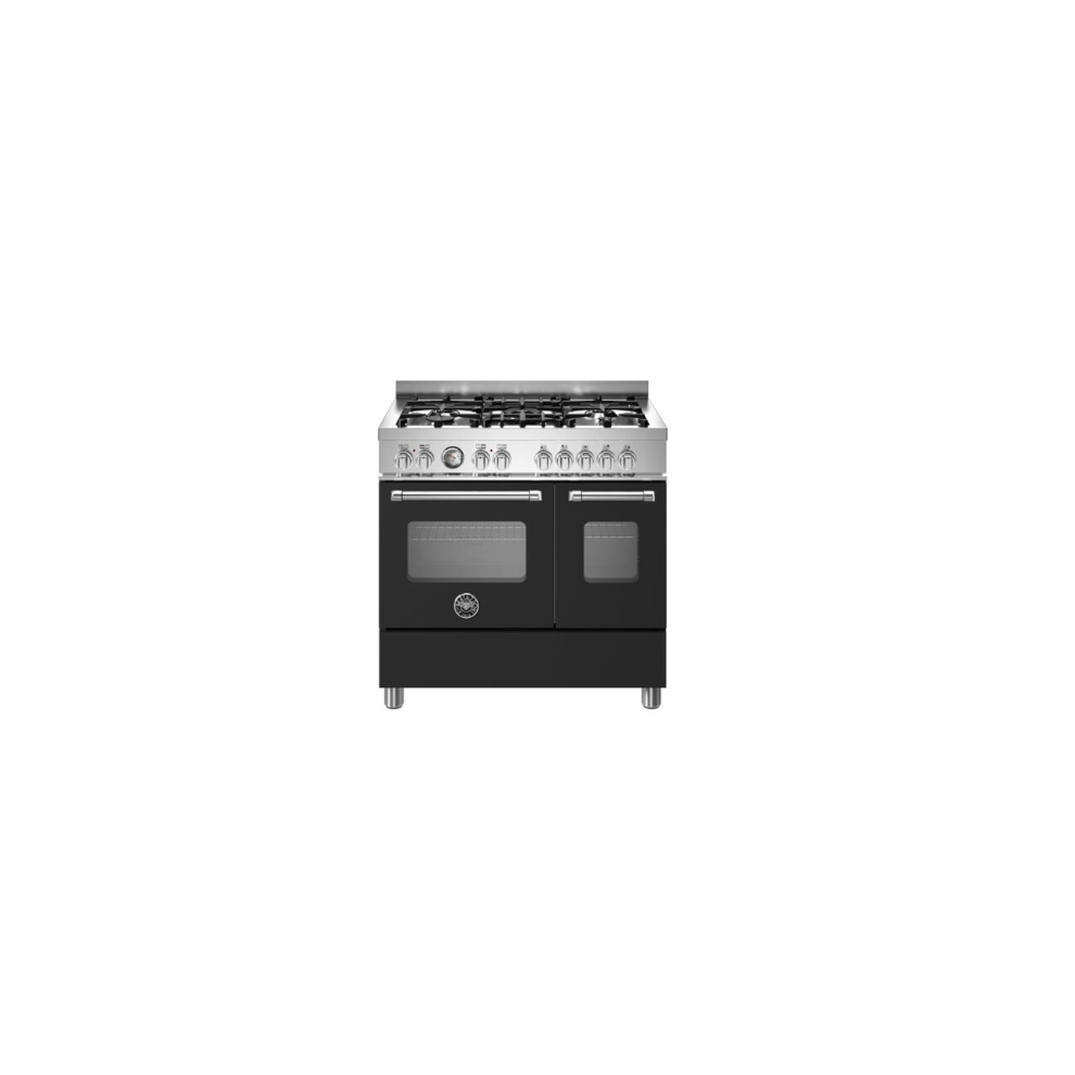 Bertazzoni Master Series Dual Fuel Range Cooker - Matt Black - A/A+ Rated