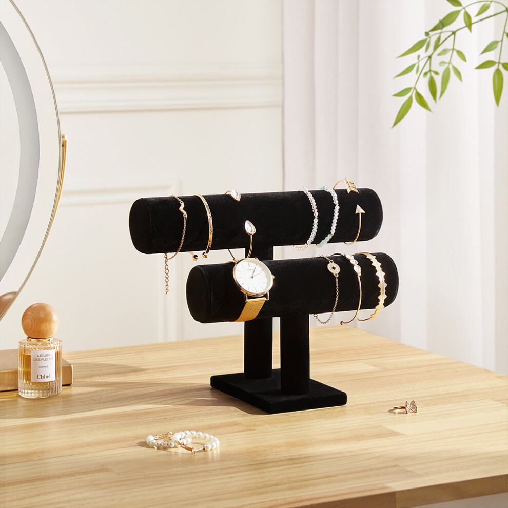 2-Tier Jewelry Bracelet Display Stand
