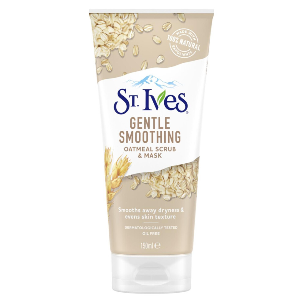 St. Ives St Ives Nourish & Smooth Oatmeal Scrub & Mask 150Ml