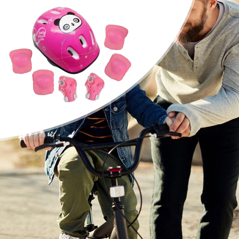 (Pink) Kids Bike Helmet Kit Portable Skateboard Helmet for Skating Skateboard Skate-image-OPC-PF7XKZK-NEW
