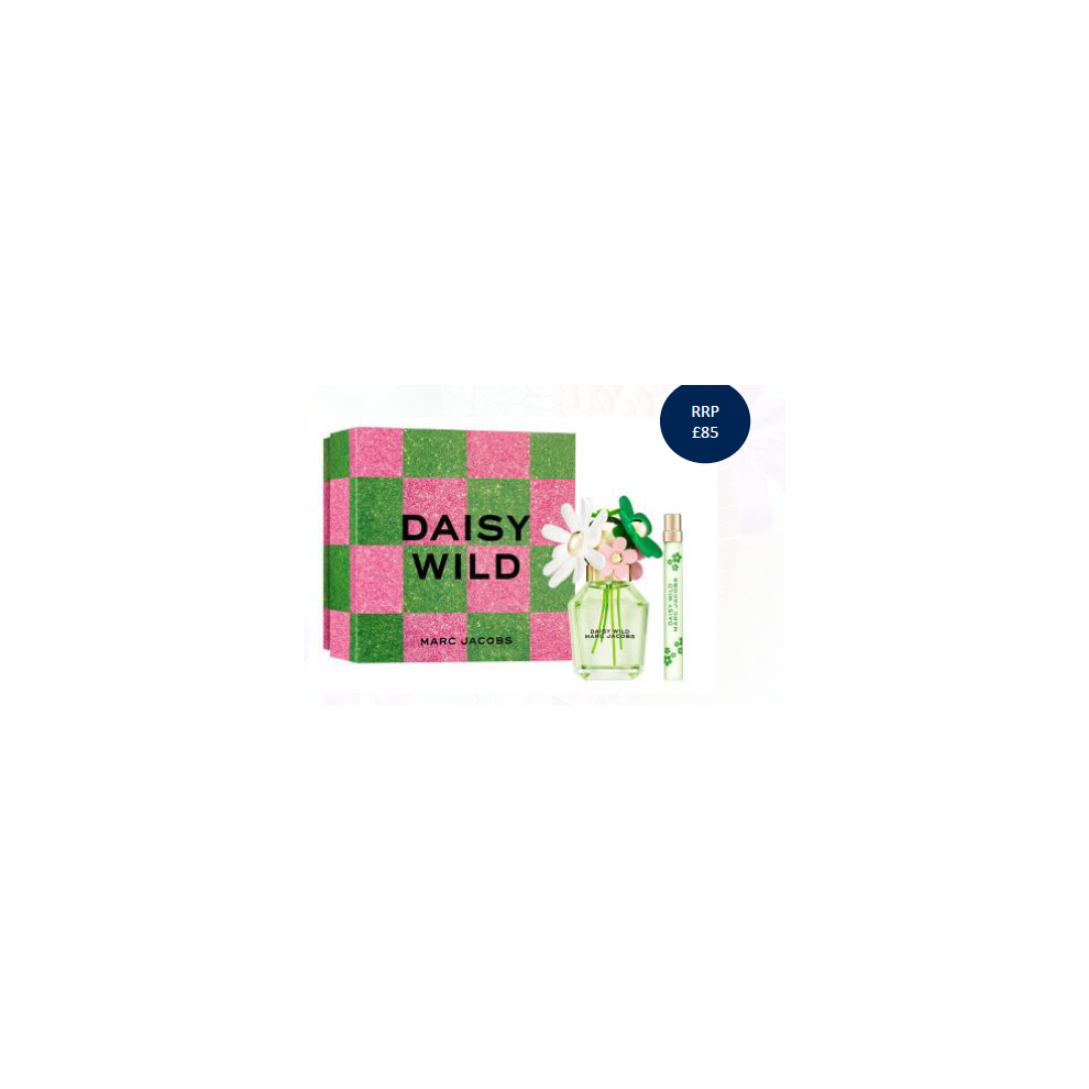 Marc Jacobs Daisy Wild 50ml EDP & 10ml Travel Spray Gift Set