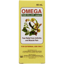 Omega Pain Killer Liniment All Natural Herbal Medicine Fast Relief from Muscle, Joints, Arthritis Pain60ml