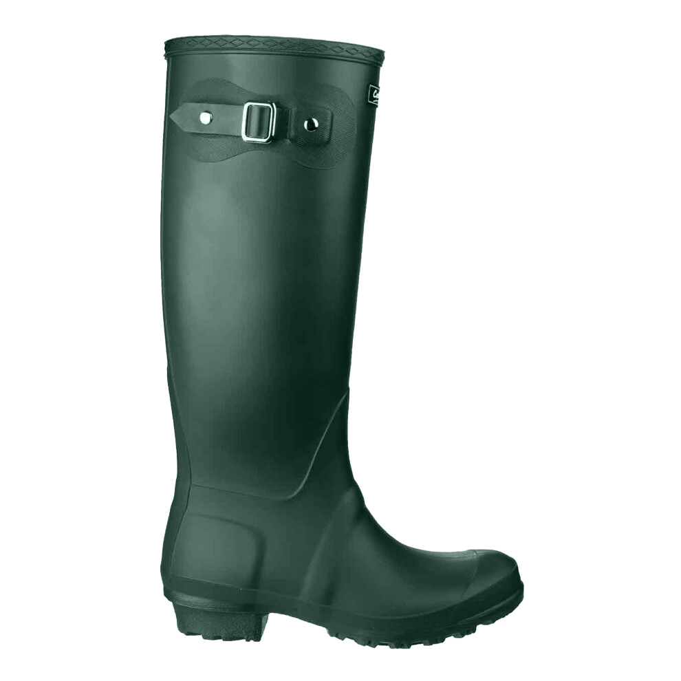 (9 UK, Green) Cotswold Sandringham Buckle-Up Womens Wellington Boots
