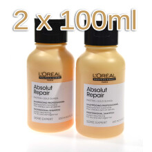 L'Oreal Absolut Repair Shampoo 100ml x 2