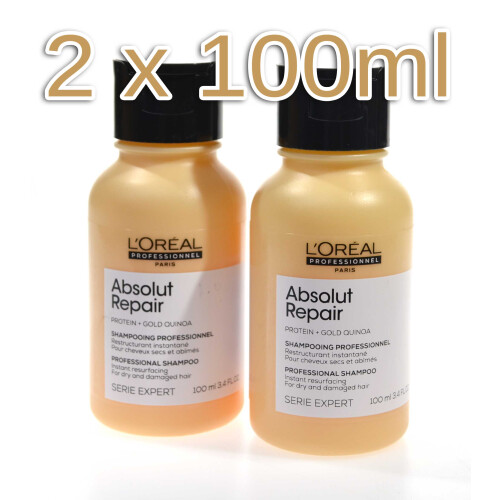 L’Oréal Paris L'Oreal Absolut Repair Shampoo 100ml x 2
