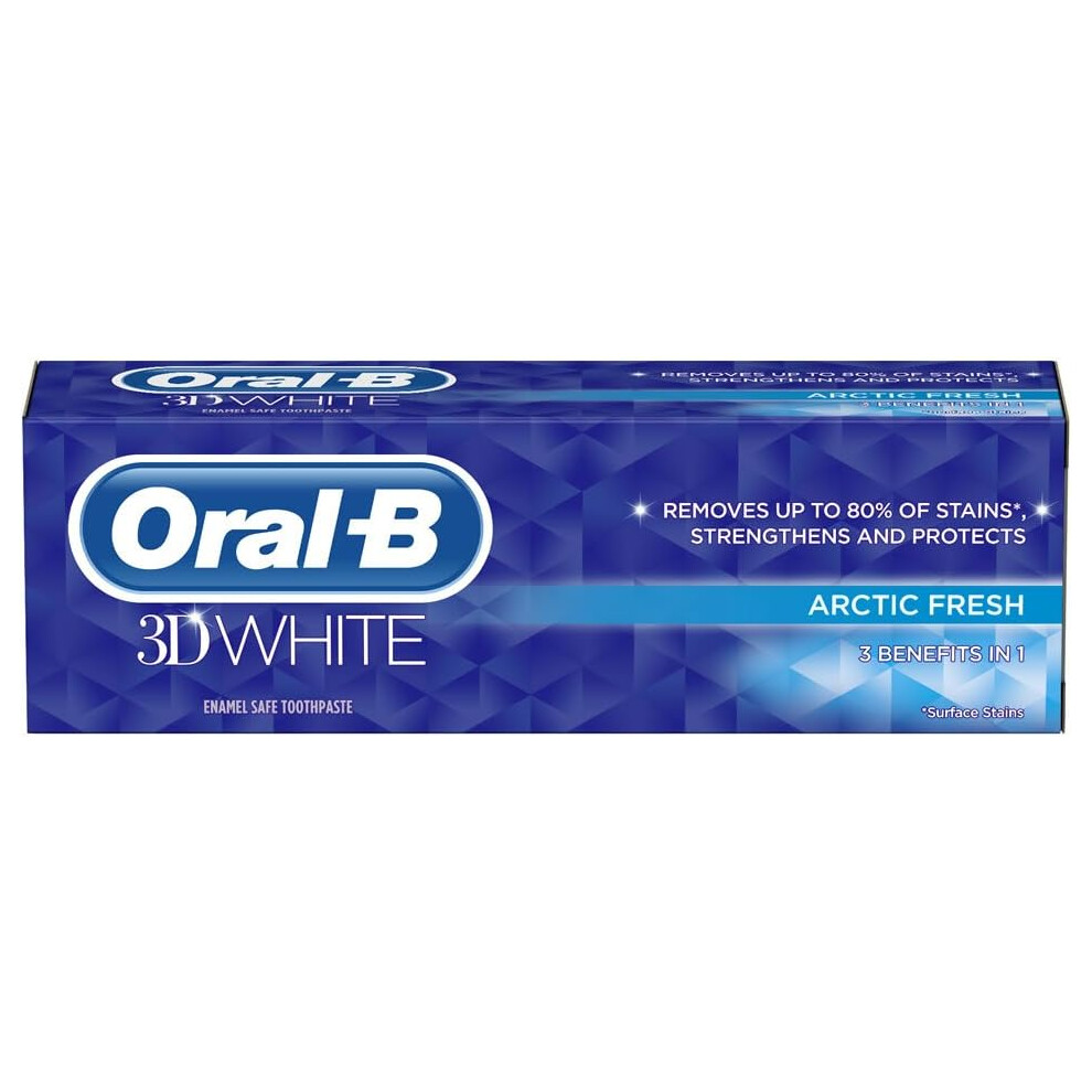 Oral-B 3D White Arctic Fresh Toothpaste 75ml