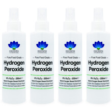 6% Food Grade Hydrogen Peroxide - 200ml Spray - Pack of 4