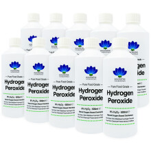 6% Food Grade Hydrogen Peroxide - 5 Litres (10 x 500ml Bottles)