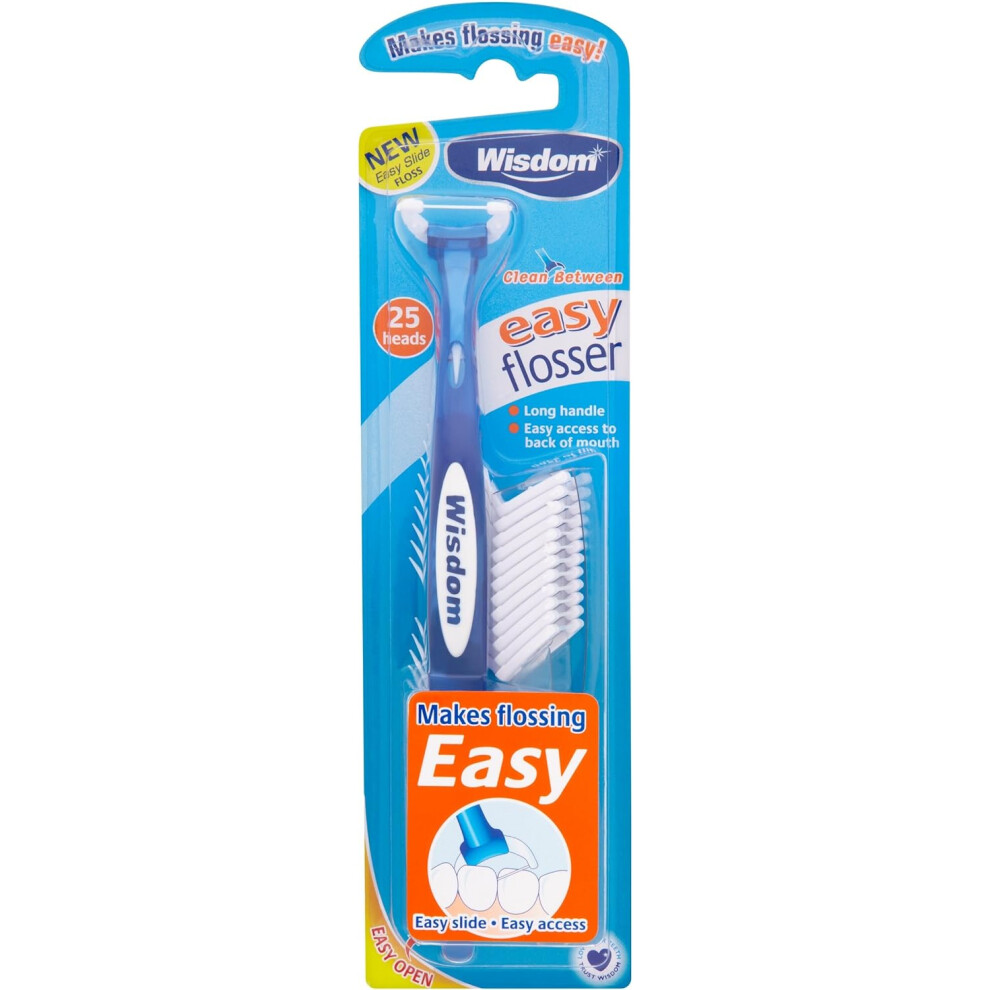 Wisdom Easy Floss Daily 25'S Flosser Colours Vary