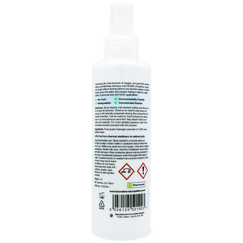 Hydrogen Peroxide 12% (11.99%) - 200ml Food Grade Spray 1