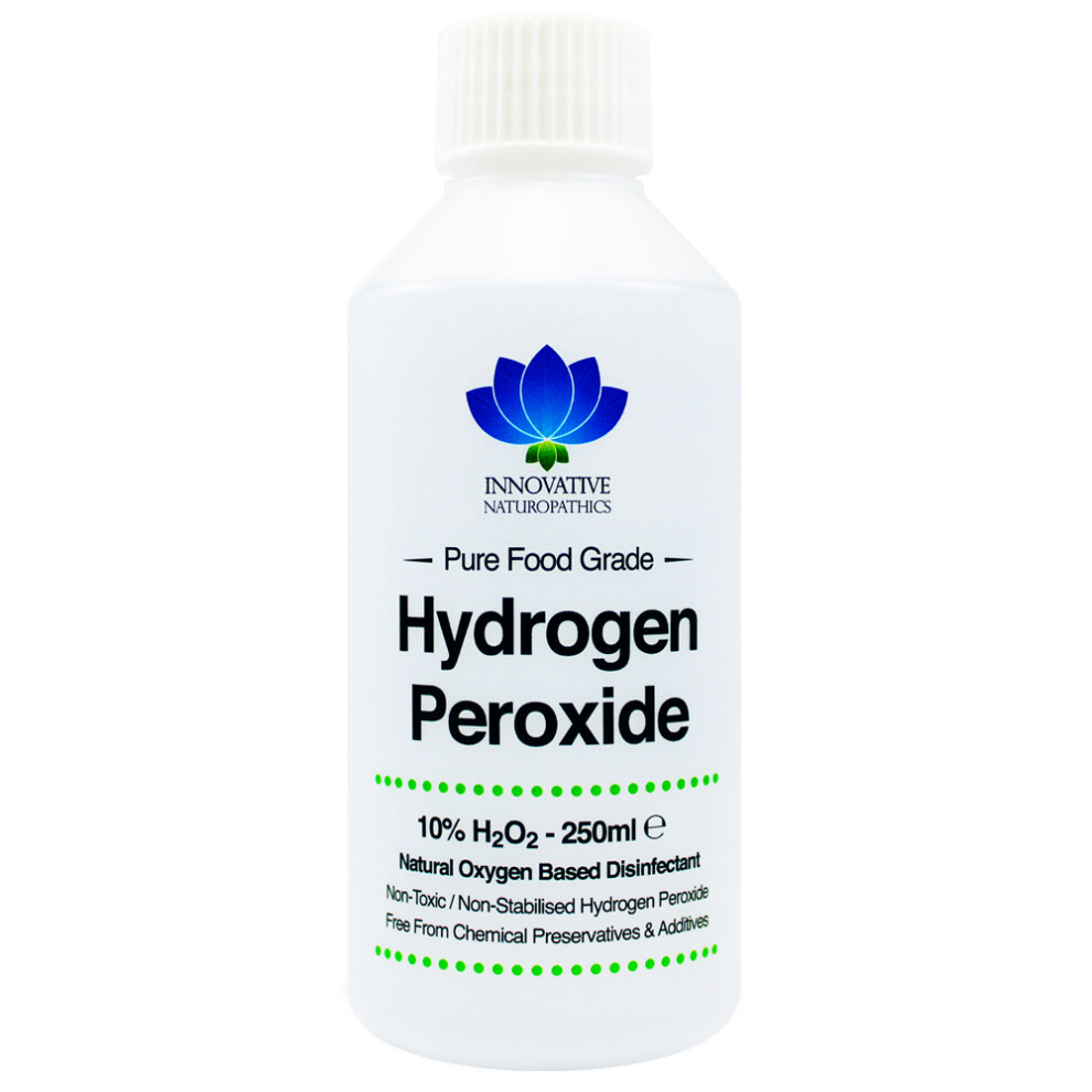 Innovative Naturopathics Food Grade Hydrogen Peroxide - Purest Grade 10% - 250Ml