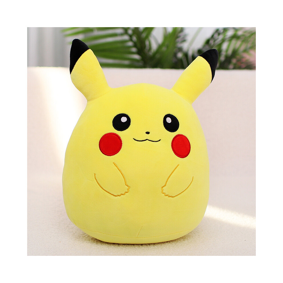 (Pikachu 25CM) Pikachu Plush Toy Soft Hug Doll Kid Gift Birthday