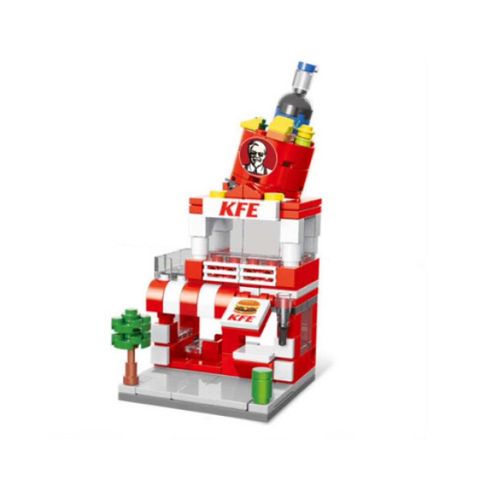 (KFC) Street View Model Toy Kids Building Block Fit Lego