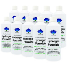 Food Grade Hydrogen Peroxide - Purest Grade 10% - 5L (10 x 500ml)