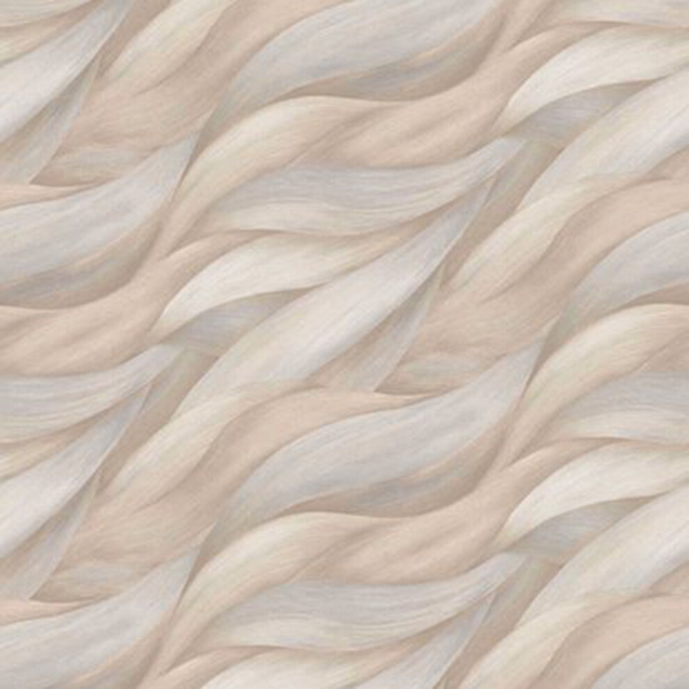 Casual Chic Wave Textured Vinyl Wallpaper Erismann 4002790220466
