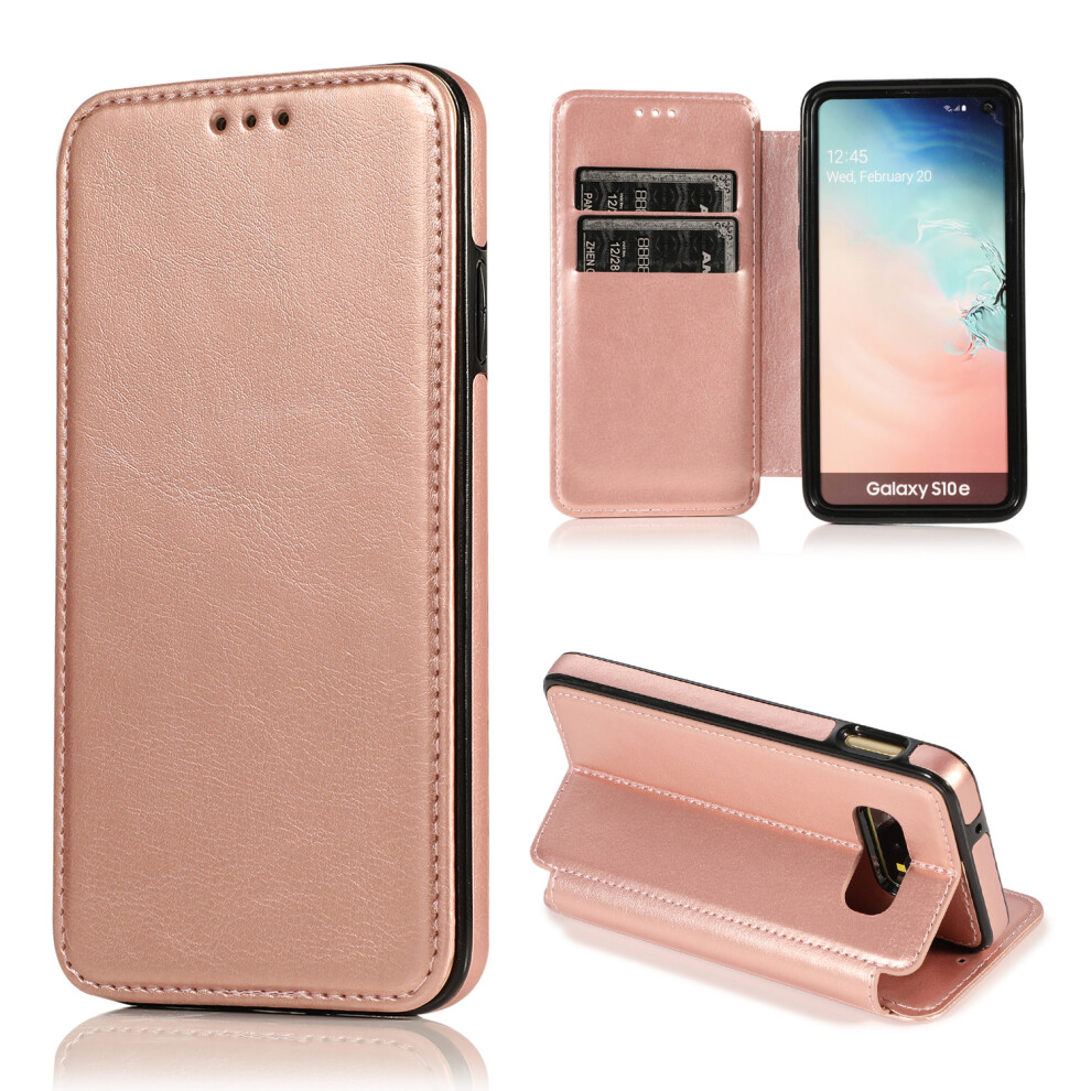 (Samsung S10e, ) Samsung Galaxy S10/ S20/ S21/ S22/ S23 Ultra Plus Case Leather Wallet Flip Phone Case Pink 854478294429