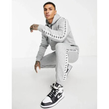 (M) Men's Nike Sportswear Tracksuit Hooded Grey Fleece