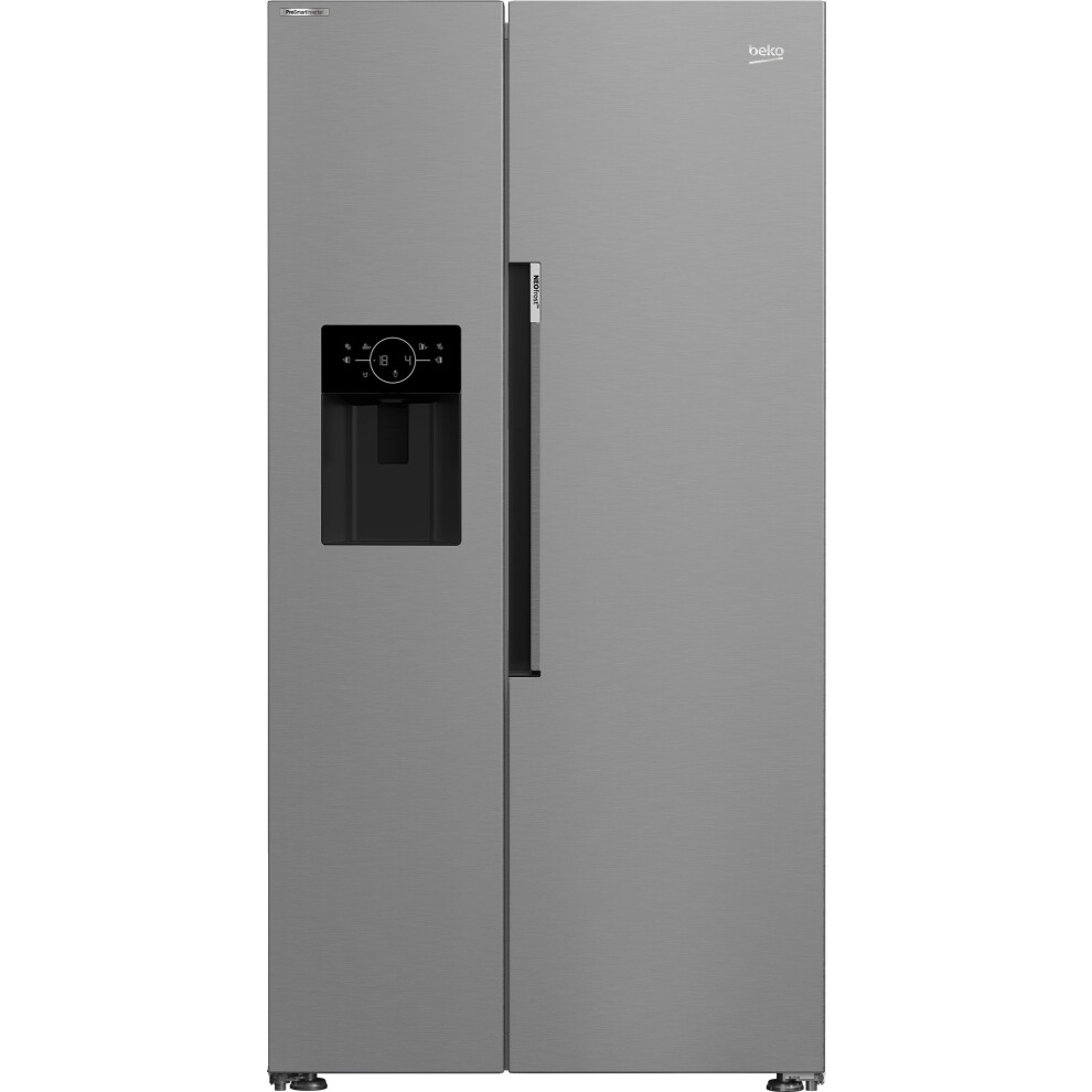 Beko American Fridge Freezer - Stainless Steel Effect - E Rated