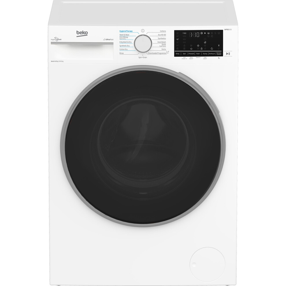 Beko UltraFast RecycledTub 10Kg / 6Kg Washer Dryer - White - D Rated