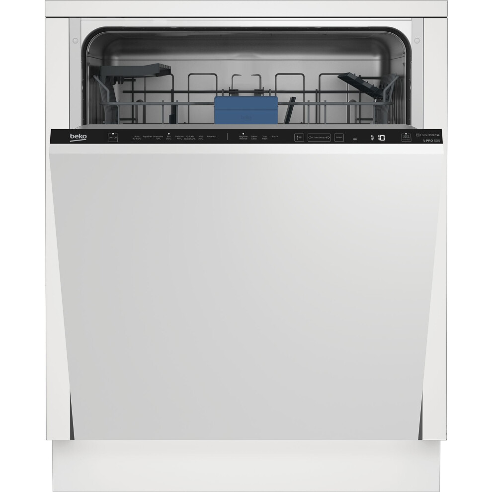 Beko Fully Integrated Standard Dishwasher - With Fixed Door Fixing Kit - B Rated Black