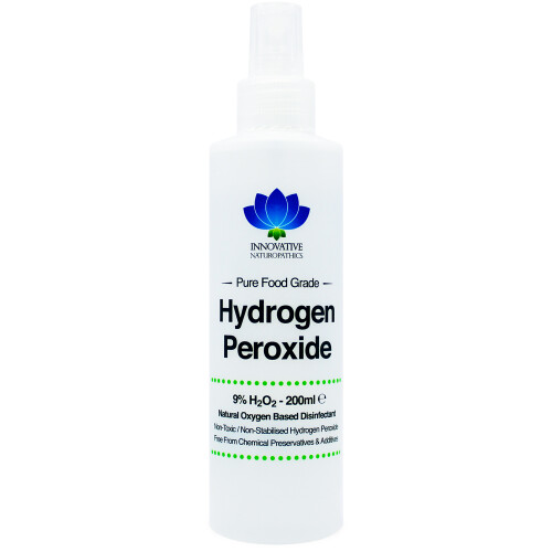Food Grade Hydrogen Peroxide - Purest Grade 9% - 200ml Spray - 2 Pack 1