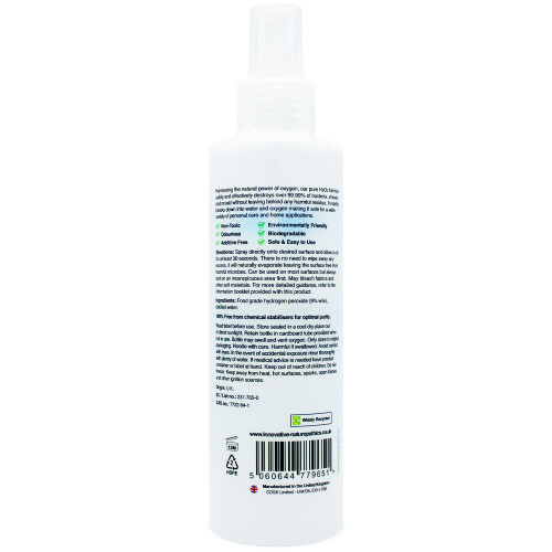 Food Grade Hydrogen Peroxide - Purest Grade 9% - 200ml Spray - 2 Pack 2