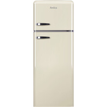 Amica Small Fridge Freezer - Satin Beige - E Rated