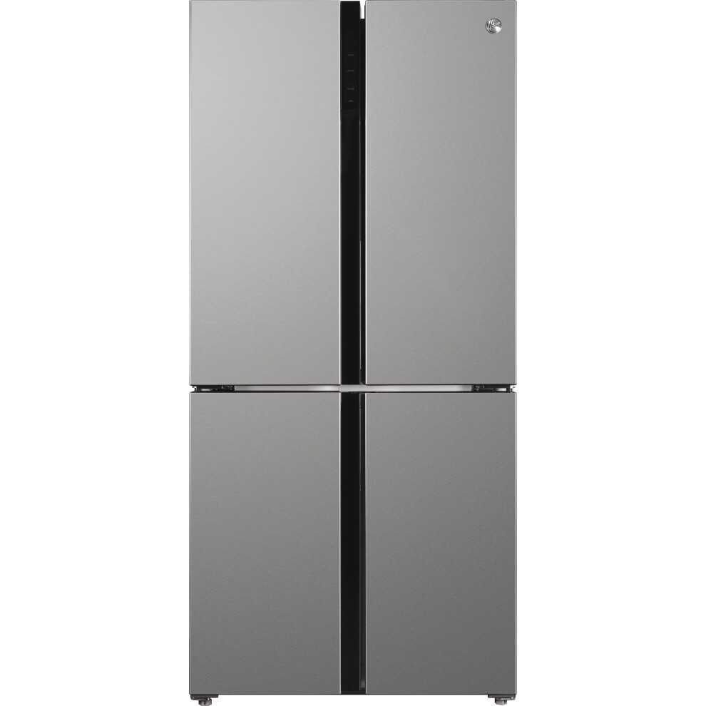 Hoover H-FRIDGE 700 MAXI American Fridge Freezer - Silver - E Rated