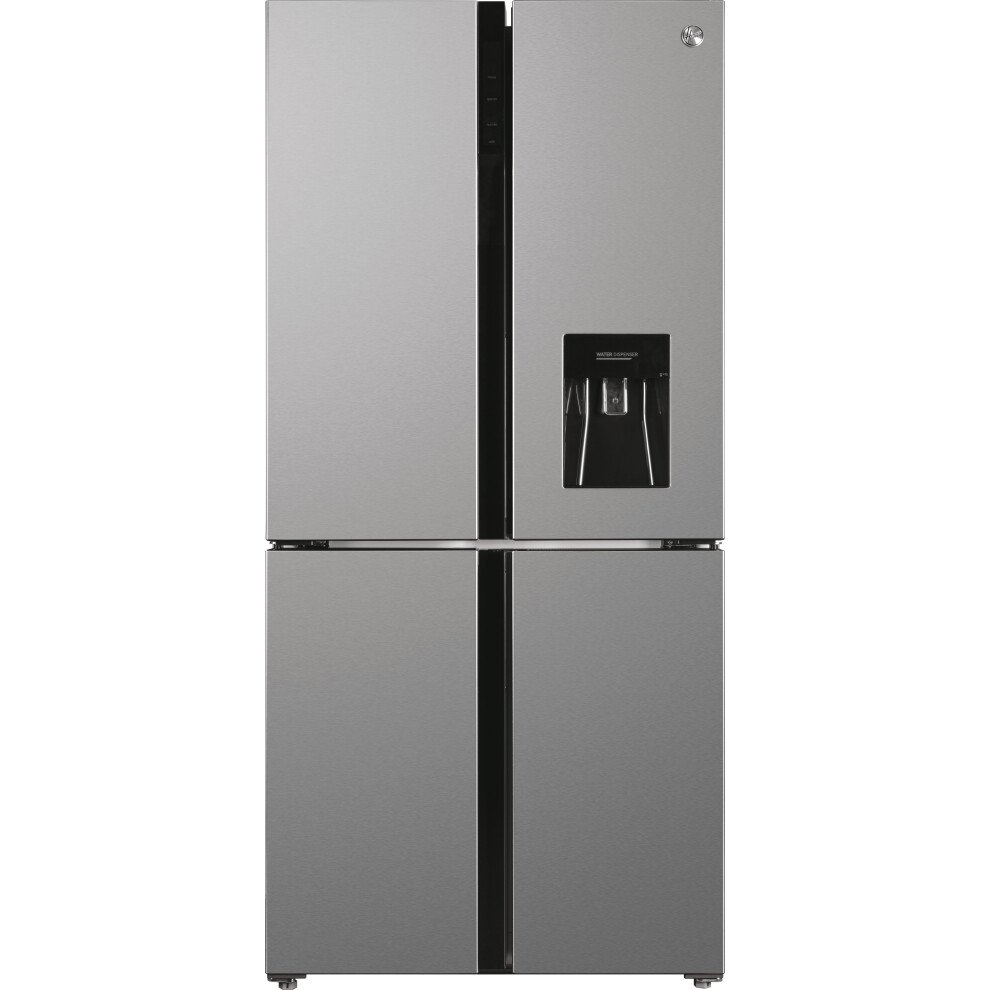 Hoover H-FRIDGE 700 MAXI American Fridge Freezer - Silver - E Rated