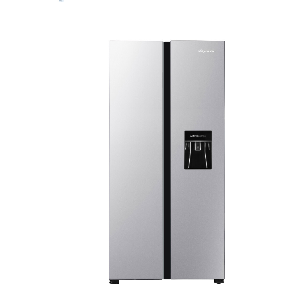 Fridgemaster American Fridge Freezer - Silver - E Rated