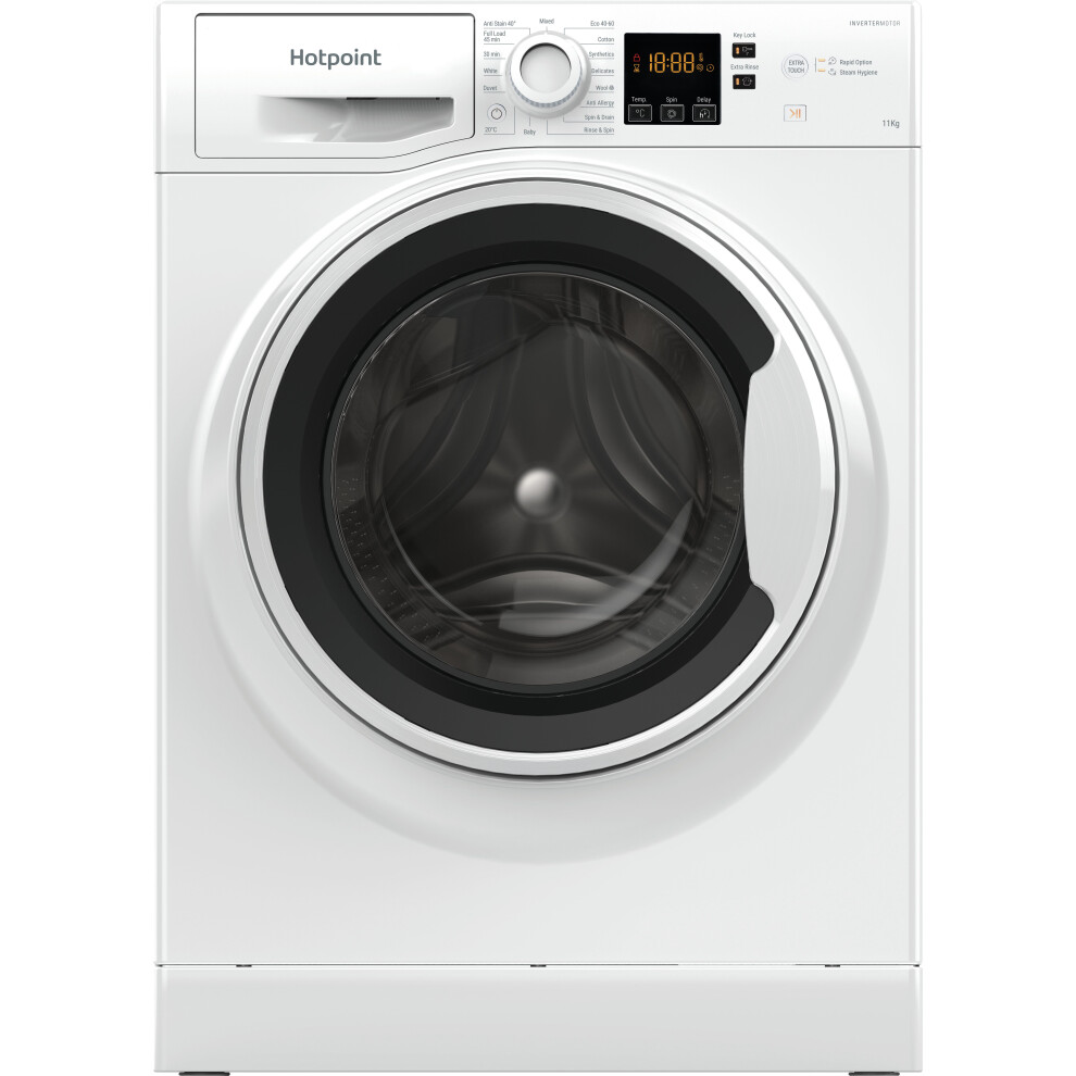 Hotpoint NSWA 1146 WW UK 11kg Washing Machine with 1400 rpm - White - A Rated