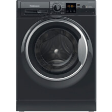 Hotpoint Anti-Stain NSWM 7469 BS UK 7kg Washing Machine with 1400 rpm - Black - A Rated