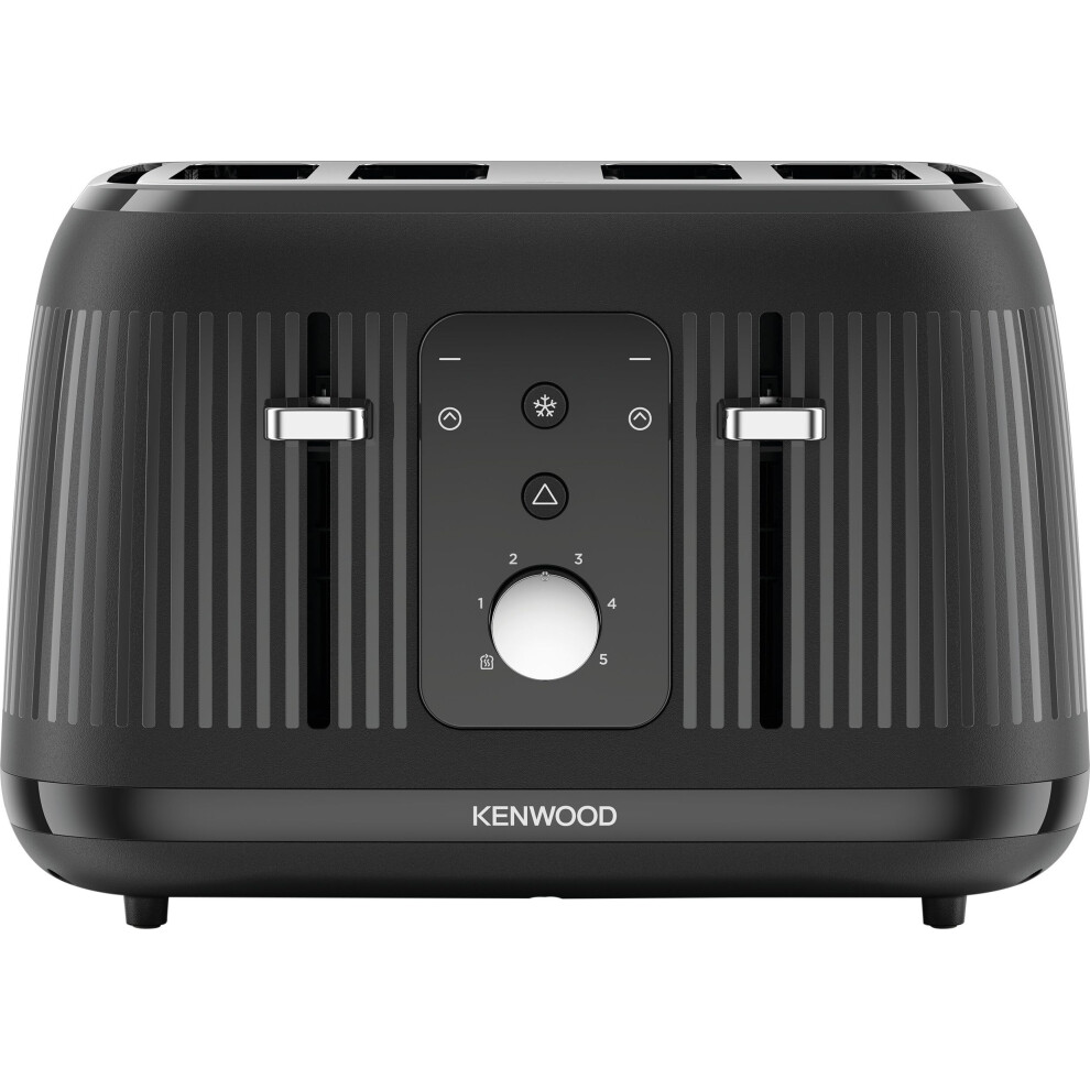 Kenwood 4 Slice Toaster - Black - Defrost Function - High Lift - Image 6