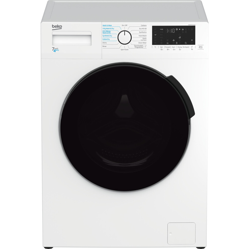 Beko 7Kg / 4Kg Washer Dryer - White - D Rated