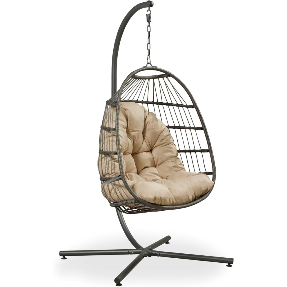 Garden Store Direct Single Folding Hanging Cocoon Swing Seat