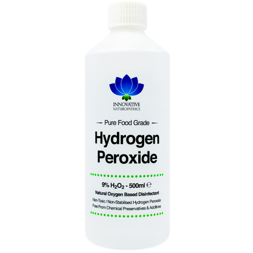Food Grade Hydrogen Peroxide - Purest Grade 9% - 500ml