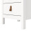 Barcelona Bedside Table 3 Drawers in White 10