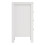 Barcelona Bedside Table 3 Drawers in White 5