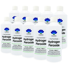 Food Grade Hydrogen Peroxide - Purest Grade 9% - 5 Litres (10 x 500ml)