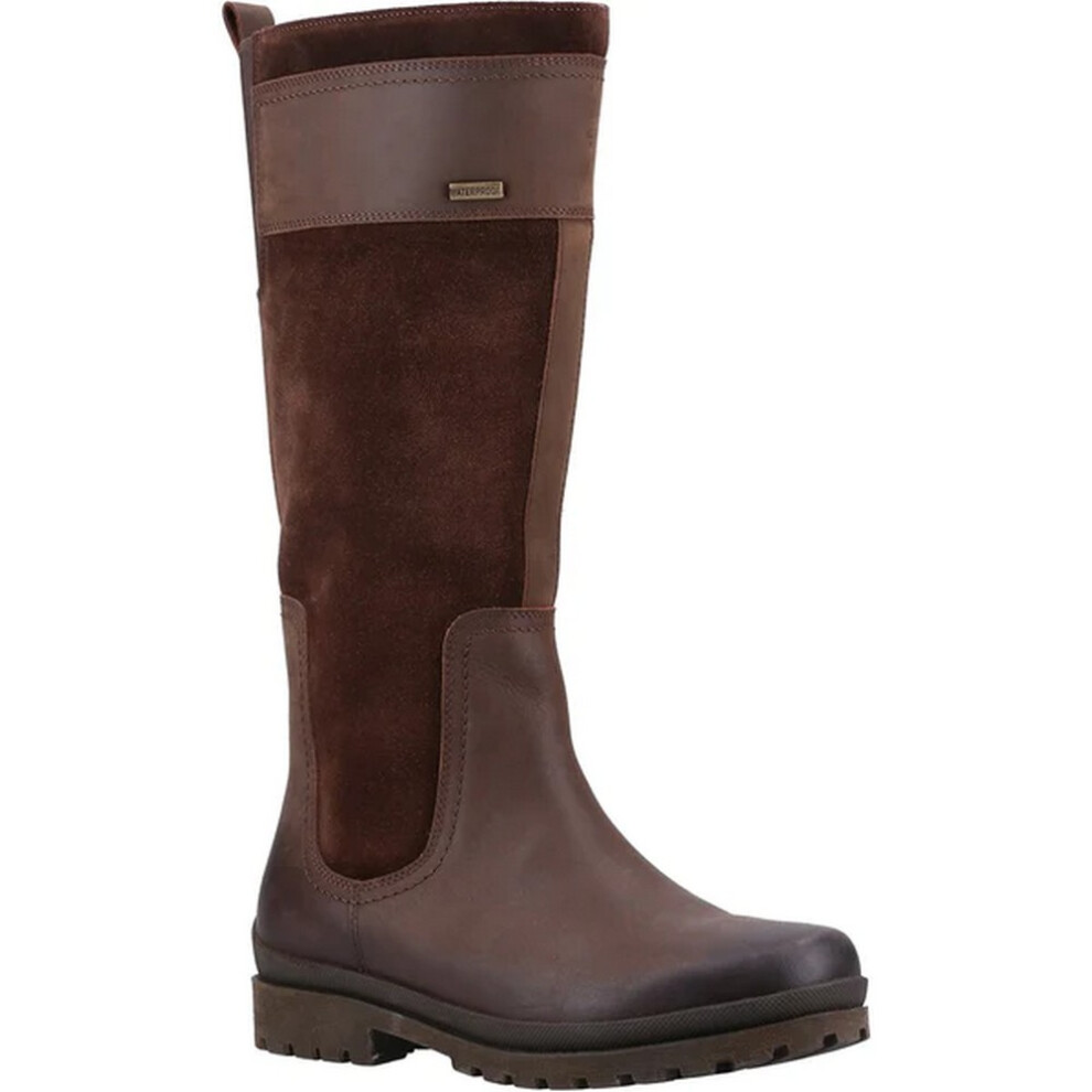 (4 UK, Brown) Cotswold Womens/Ladies Painswick Leather Boots