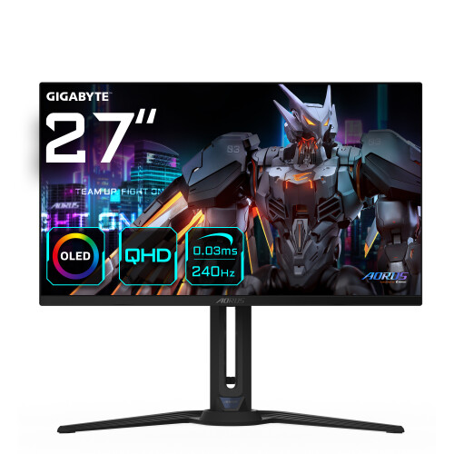Gigabyte Dis 27 GBT AORUS FO27Q2 QHD 240hz OLED
