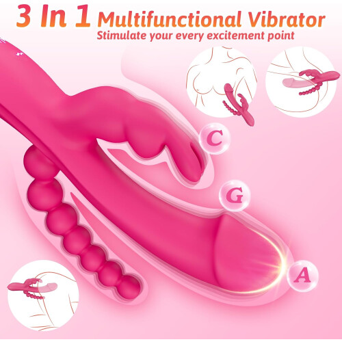 Vibrator Thrusting Dildo for Women - G Spot Clitoral Stimulator 1
