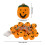 Living And Home Halloween Pumpkin Battery Powered LED String Lights 5