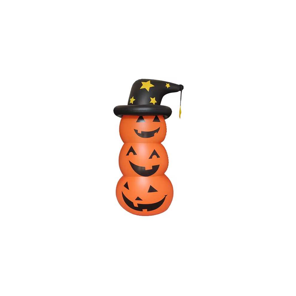 Inflatable Pumpkin Ghost Scary Stacked Outdoor Garden Decorations