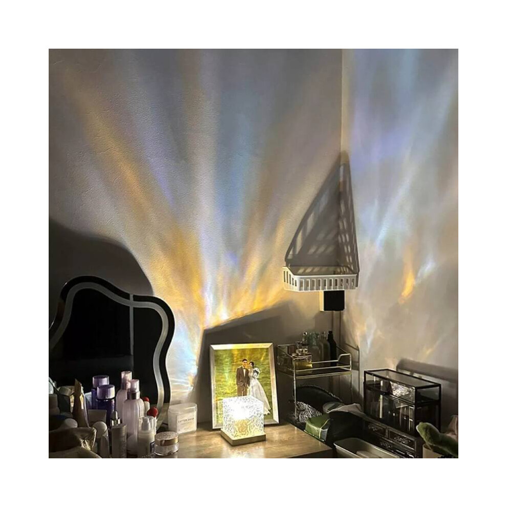 Northern Lights Cube 16 Colors Dynamic Water Wave Night Light With Remote on OnBuy