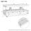 Coffee Table with 2 Drawer Storage, with 16-Color Led Lights, White 2