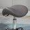 Homcom HOMCOM PU Leather Saddle Stool w/ Moulded Padded Seat Adjustable Height Grey 8