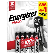 Energizer AAA Max Alkaline - Pack of 4+1 S15270